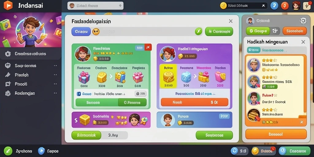 Tampilan antarmuka yang user-friendly dan menarik.