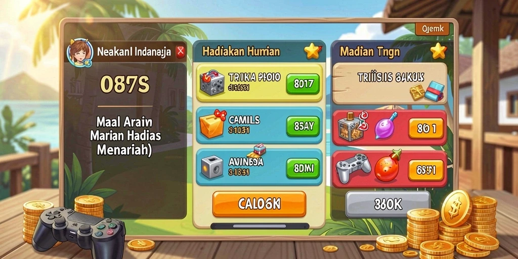 Tampilan grafis yang menakjubkan dalam permainan.