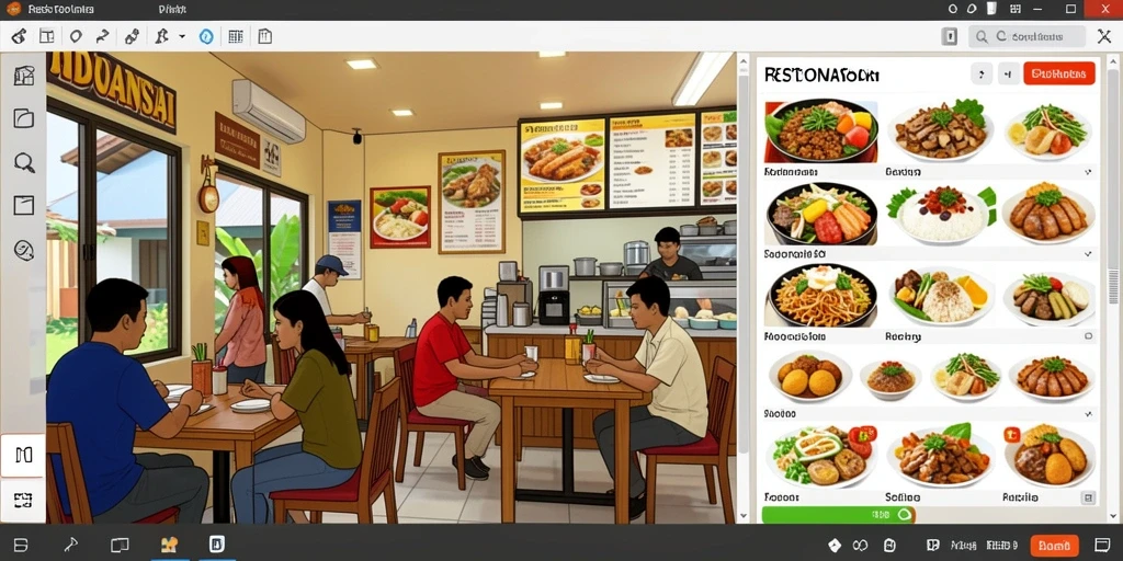 Tampilan permainan slot yang memukau dan penuh warna.