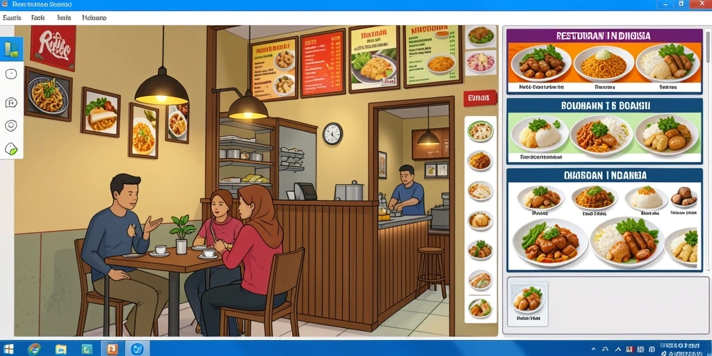 Antarmuka pengguna yang intuitif dan menarik.