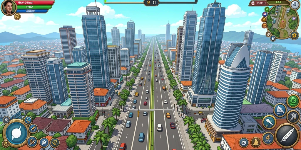 Tangkapan layar gameplay yang menunjukkan aksi seru dalam TAR555.