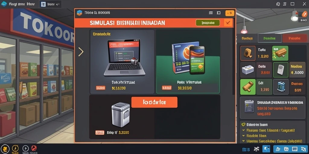 Tangkapan layar menampilkan grafik yang memukau dalam game.