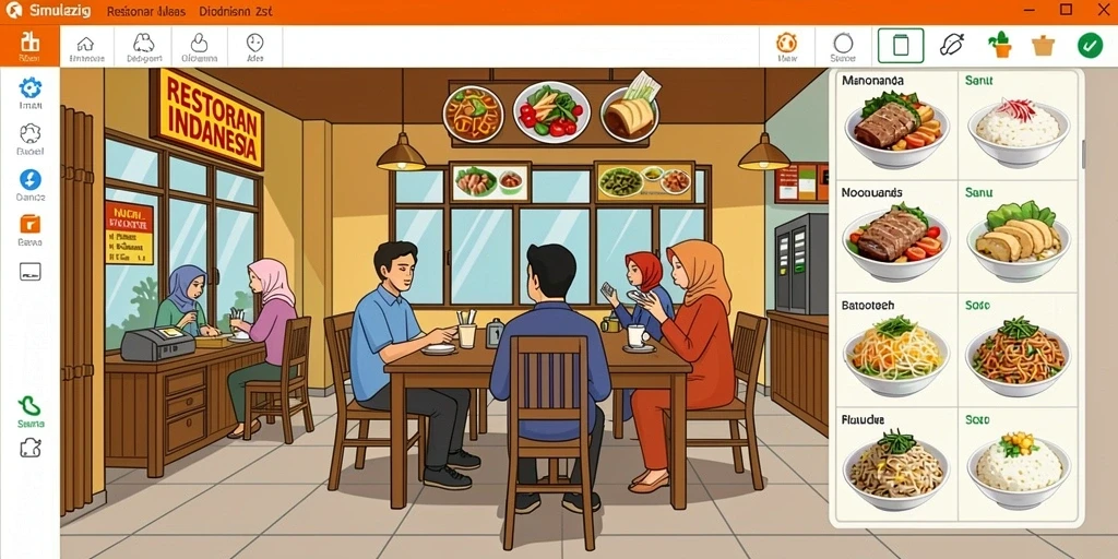 Tampilan utama aplikasi yang user-friendly.