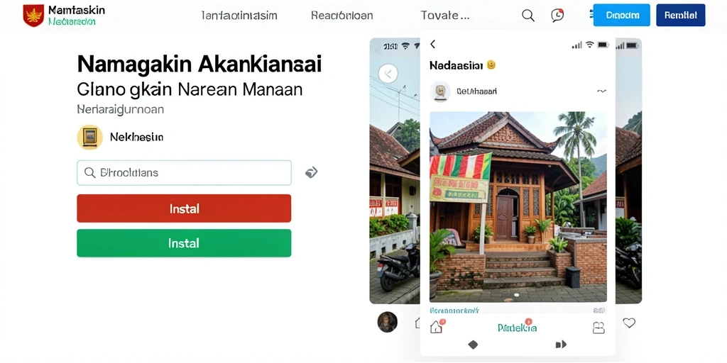 Tampilan antarmuka aplikasi yang menarik dan mudah dinavigasi.