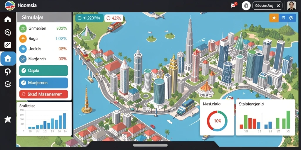 Tampilan antarmuka yang modern dan user-friendly.