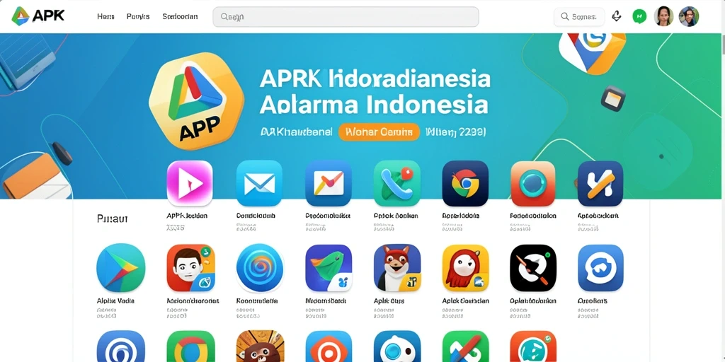 Tampilan awal permainan yang menarik dan penuh warna.