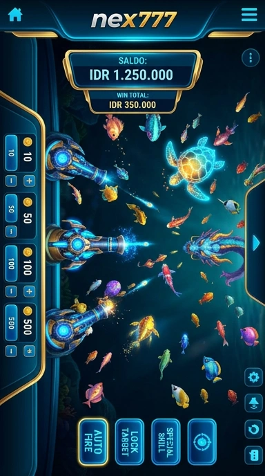 Galeri pratinjau visual nex777 build APK resmi terbaru